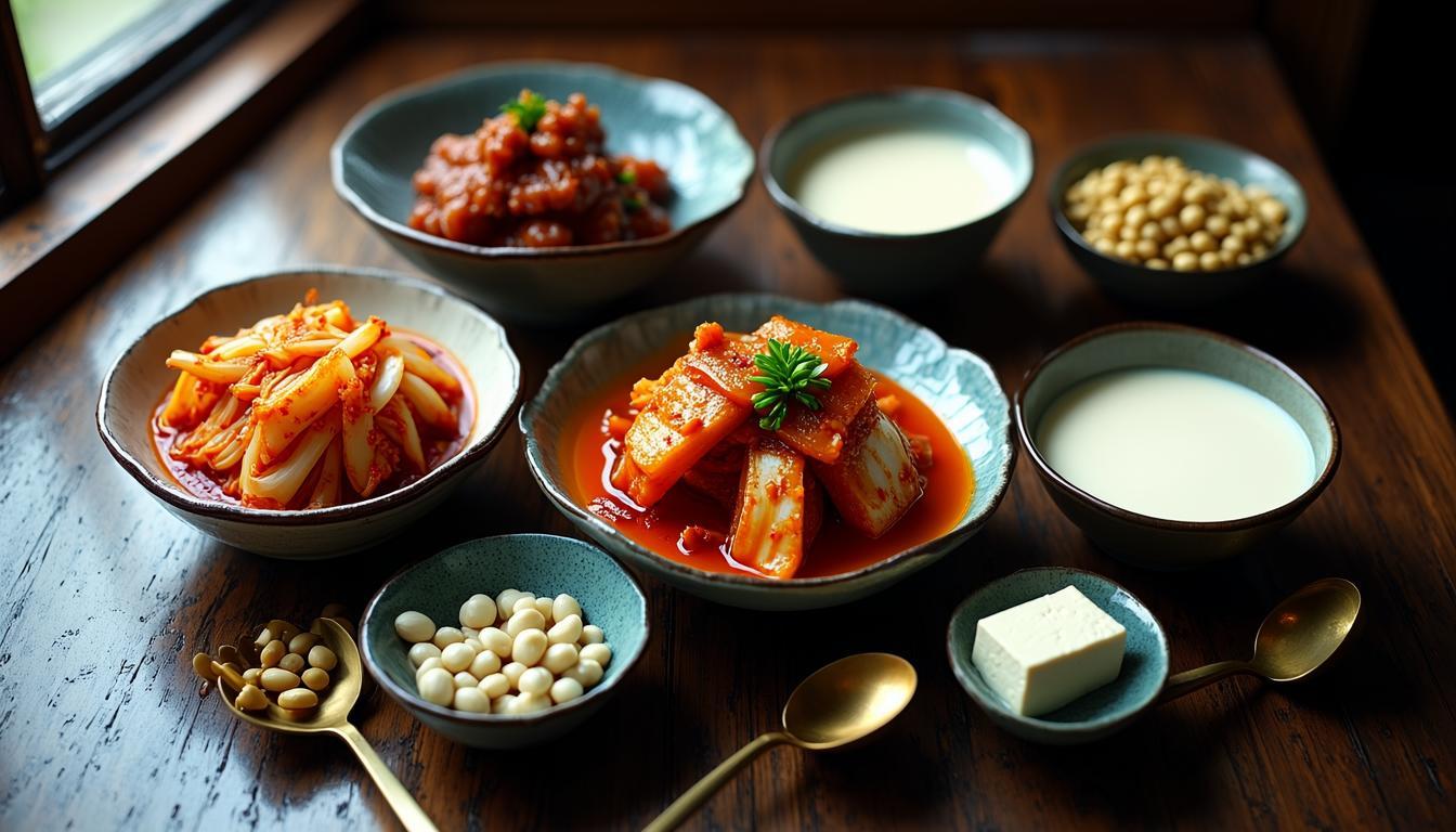 발효 음식과 콩류