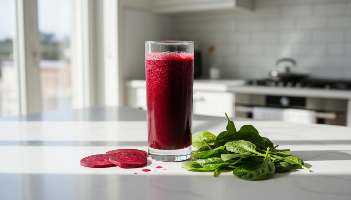 비트 시금치 스무디