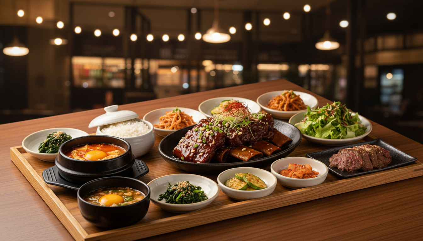 푸드코트 음식 구성