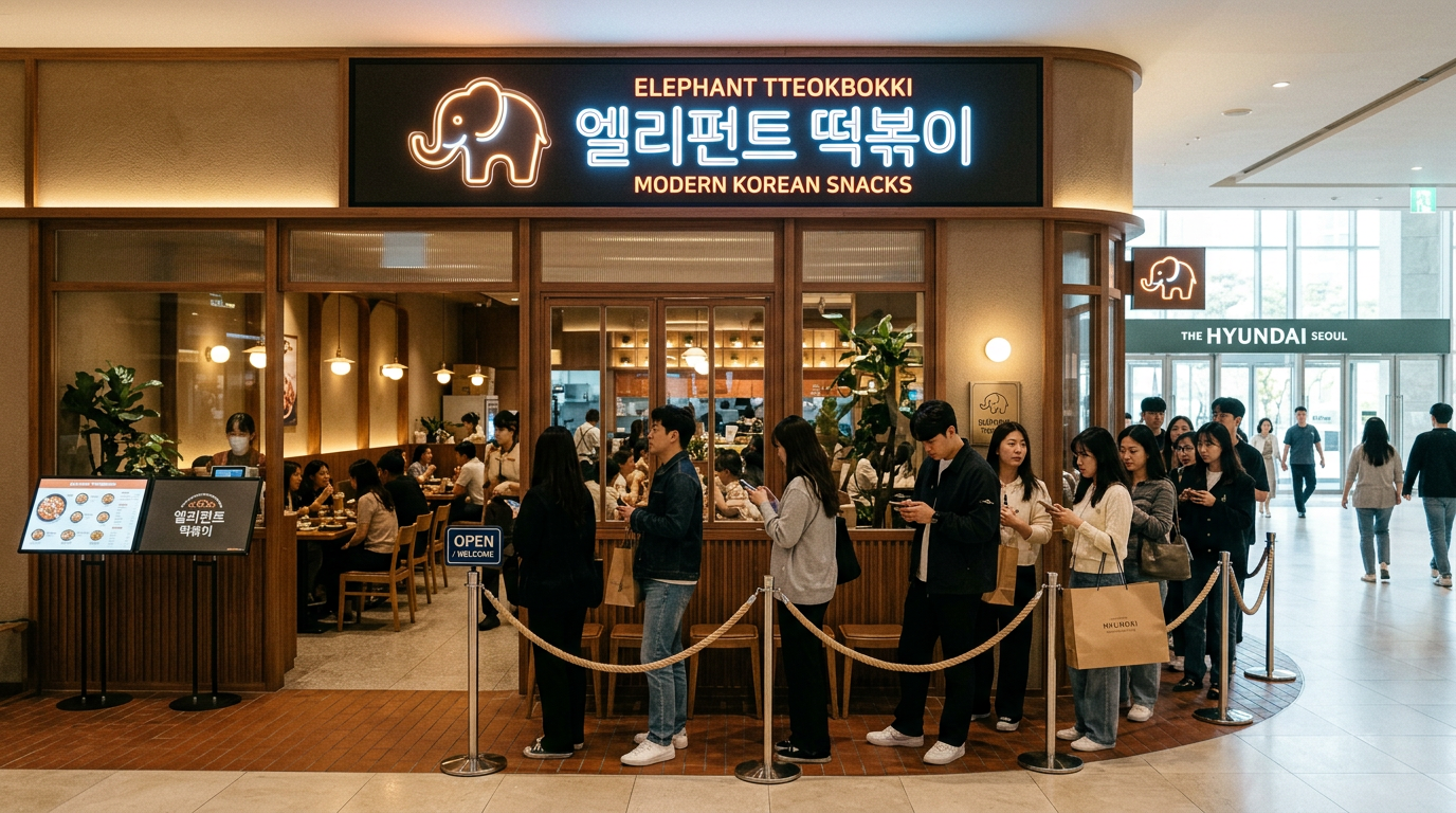 코끼리떡볶이 더 현대백화점 대구점 3호점 그랜드 오픈 | 2026년 3월 24일 대구 분식 맛집