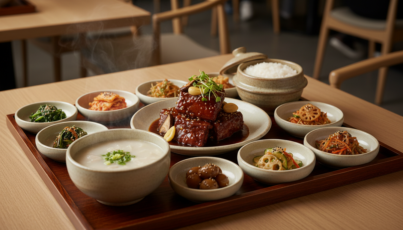 푸드코트 음식 구성