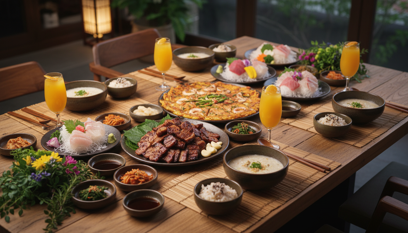 제주 한식 상차림