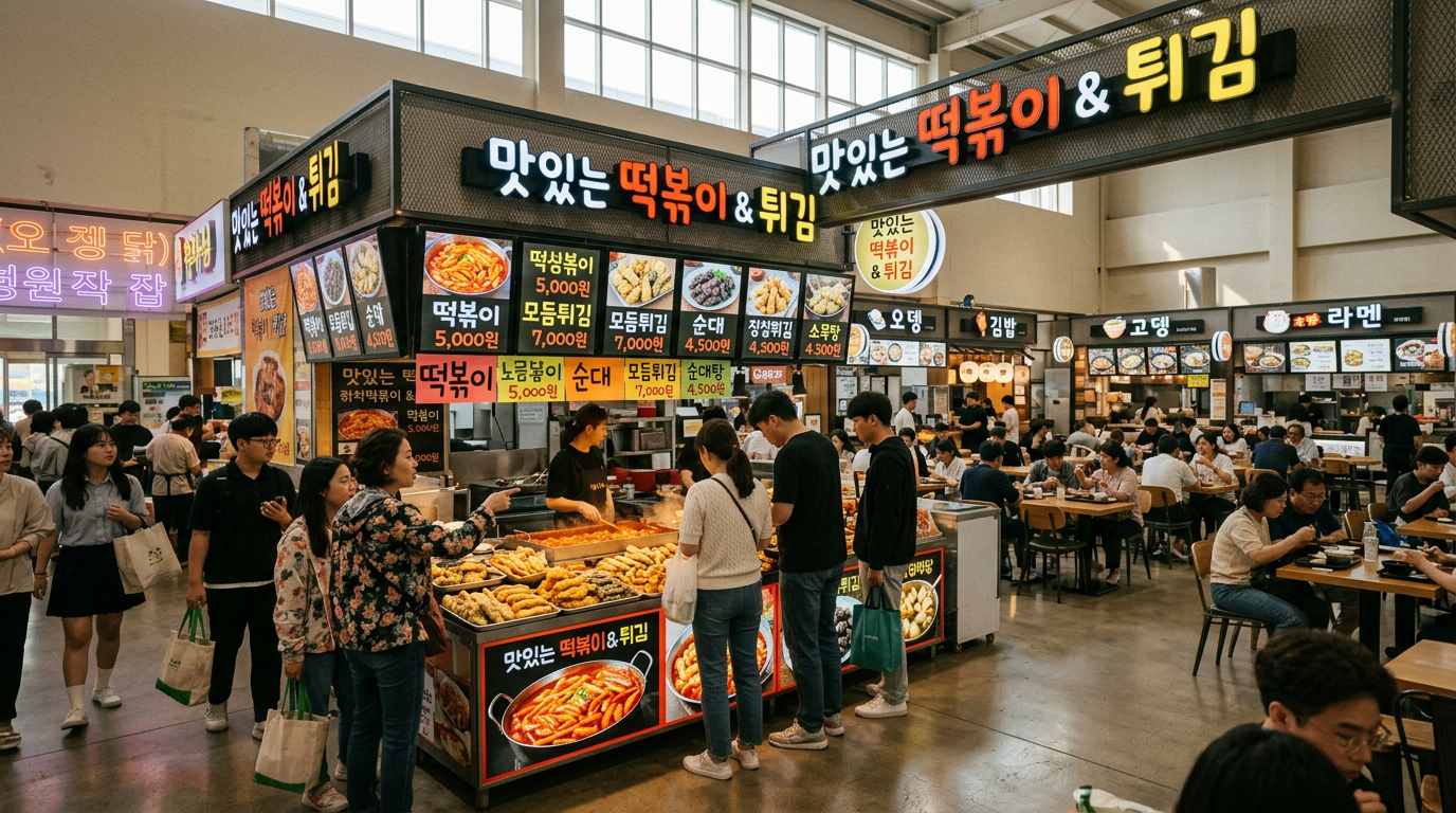 롯데마트 율화점 푸드코트 분식 창업 완벽 가이드