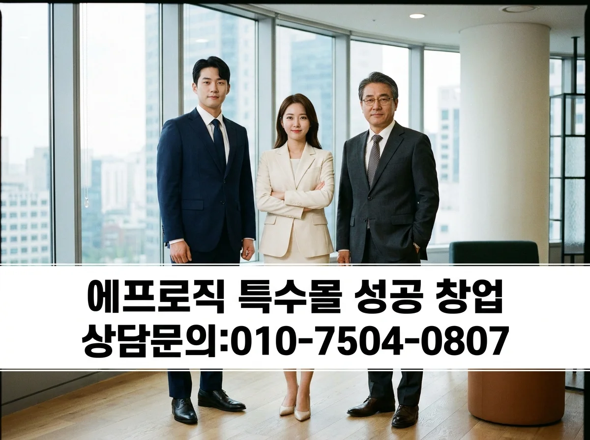 에프로직 특수몰 성공 창업 상담문의 010-7504-0807 홍보 이미지